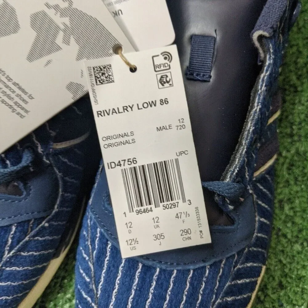 BRAND NEW ADIDAS RIVALRY LOW 86 Mens‎ Size 12.5 UNRELEASED NY YANKEES RARE